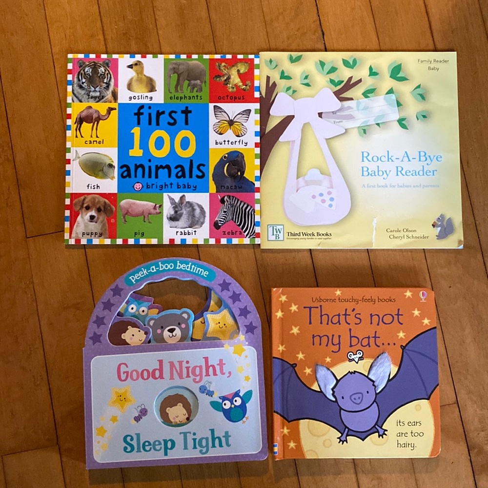 New and used books 4 pack